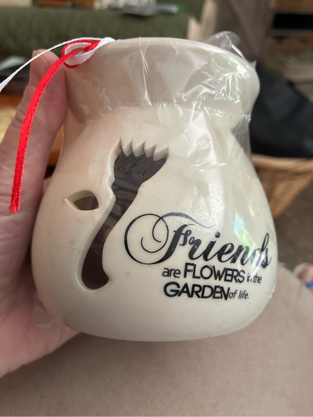 Ceramic Cream Friends Wax Melt Holder